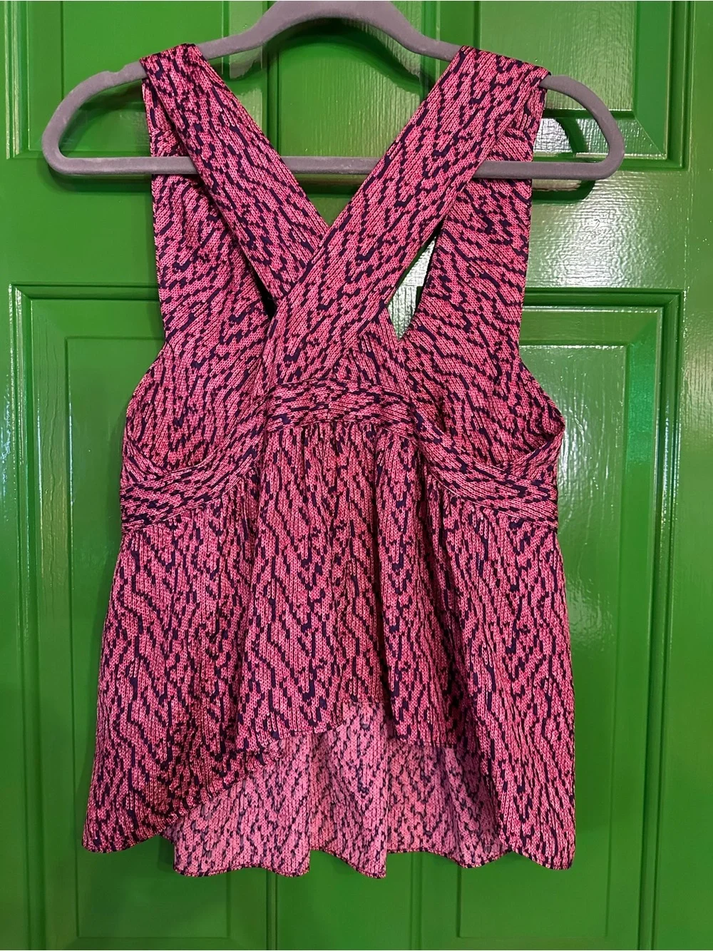 $468 Retail %100 Silk See By Chloe Babydoll Top - Picture 6 of 7